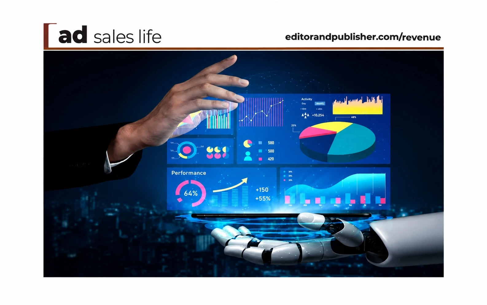 Editor & Publisher image accompanying AI skills for media salespeople